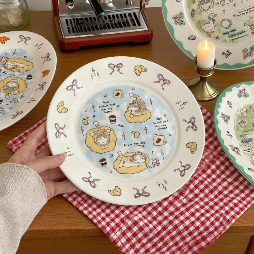 Cartoon Animal Ceramic Dessert Bowl
