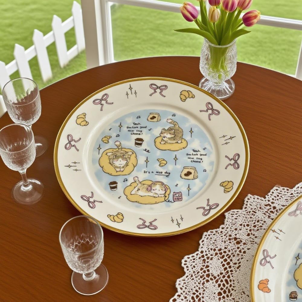 Cartoon Animal Ceramic Dessert Bowl