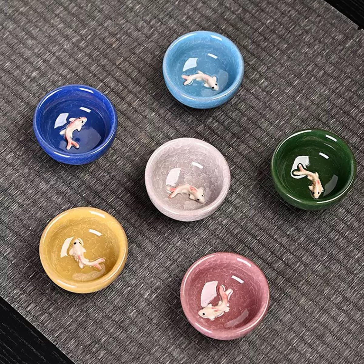 Ceramic Koi Fish Tea Cup