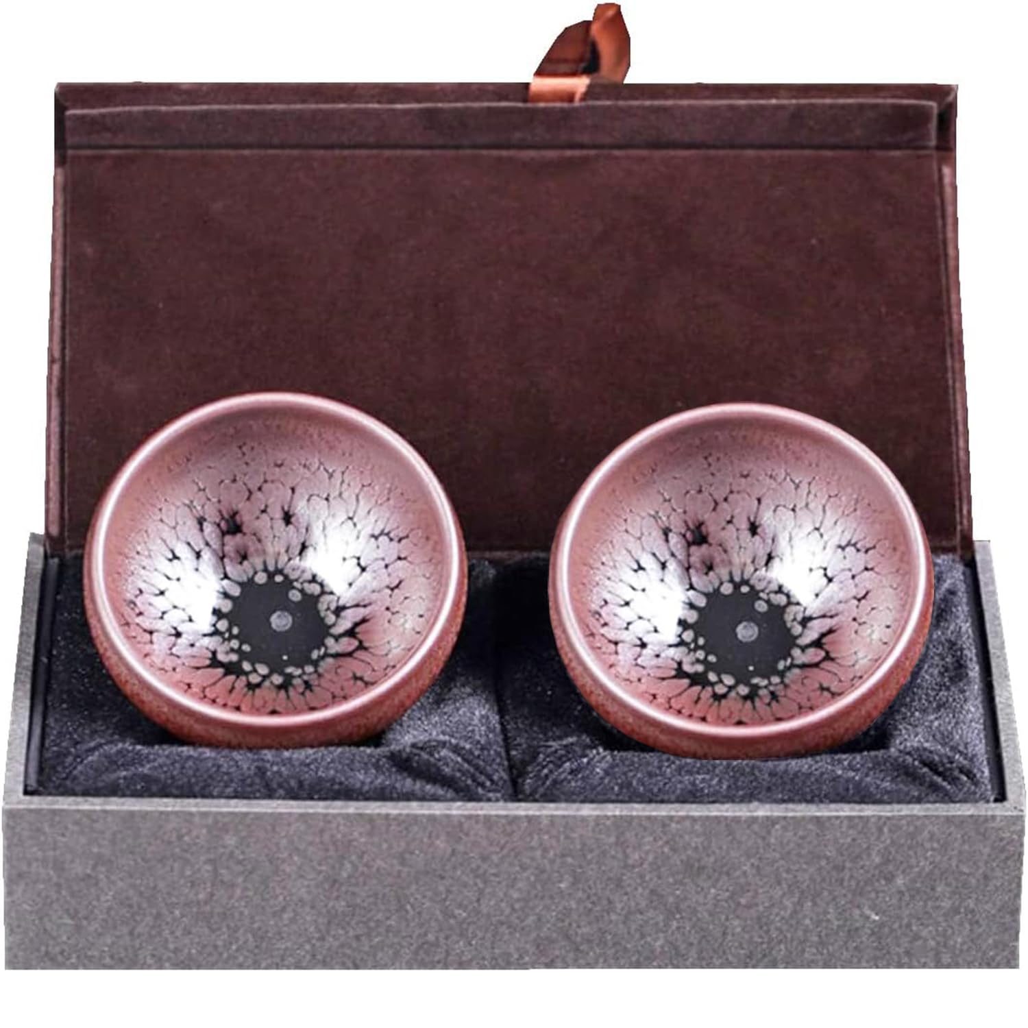 JianZhan Tenmoku Handmade Ceramic Tea Cup Set