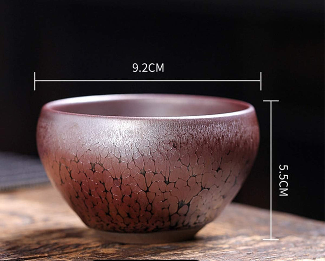 JianZhan Tenmoku Handmade Ceramic Tea Cup Set