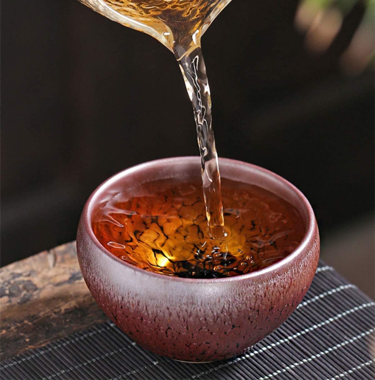 JianZhan Tenmoku Handmade Ceramic Tea Cup Set