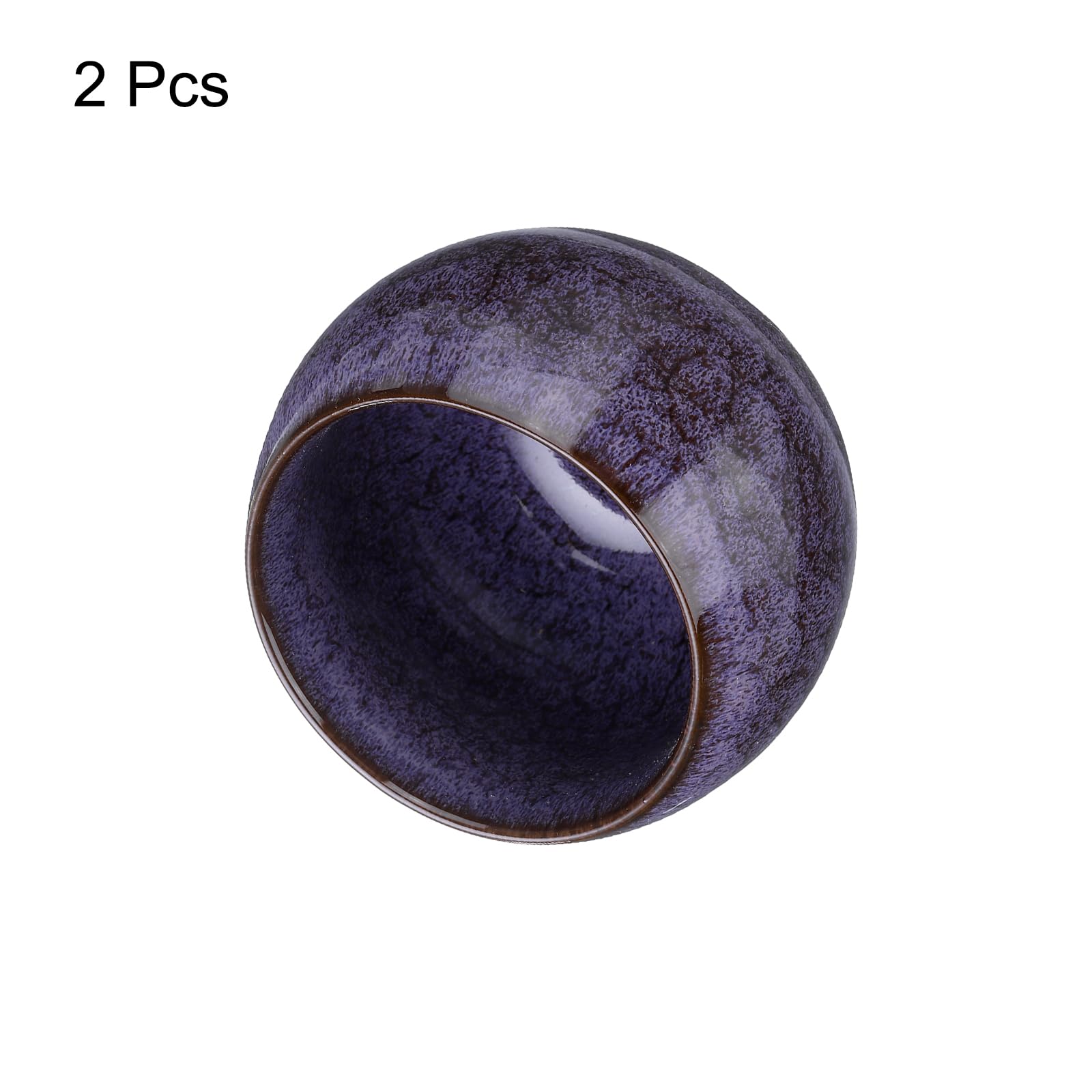 Handmade Kiln Change Ceramic Tea Bowl Set