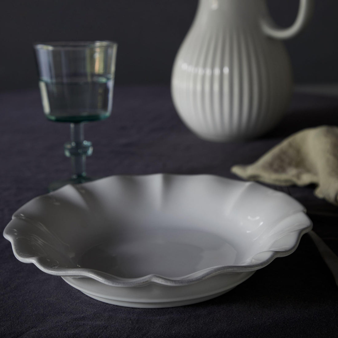 10-Inch Ceramic Stoneware Soup and Pasta Bowl with Matte Glaze