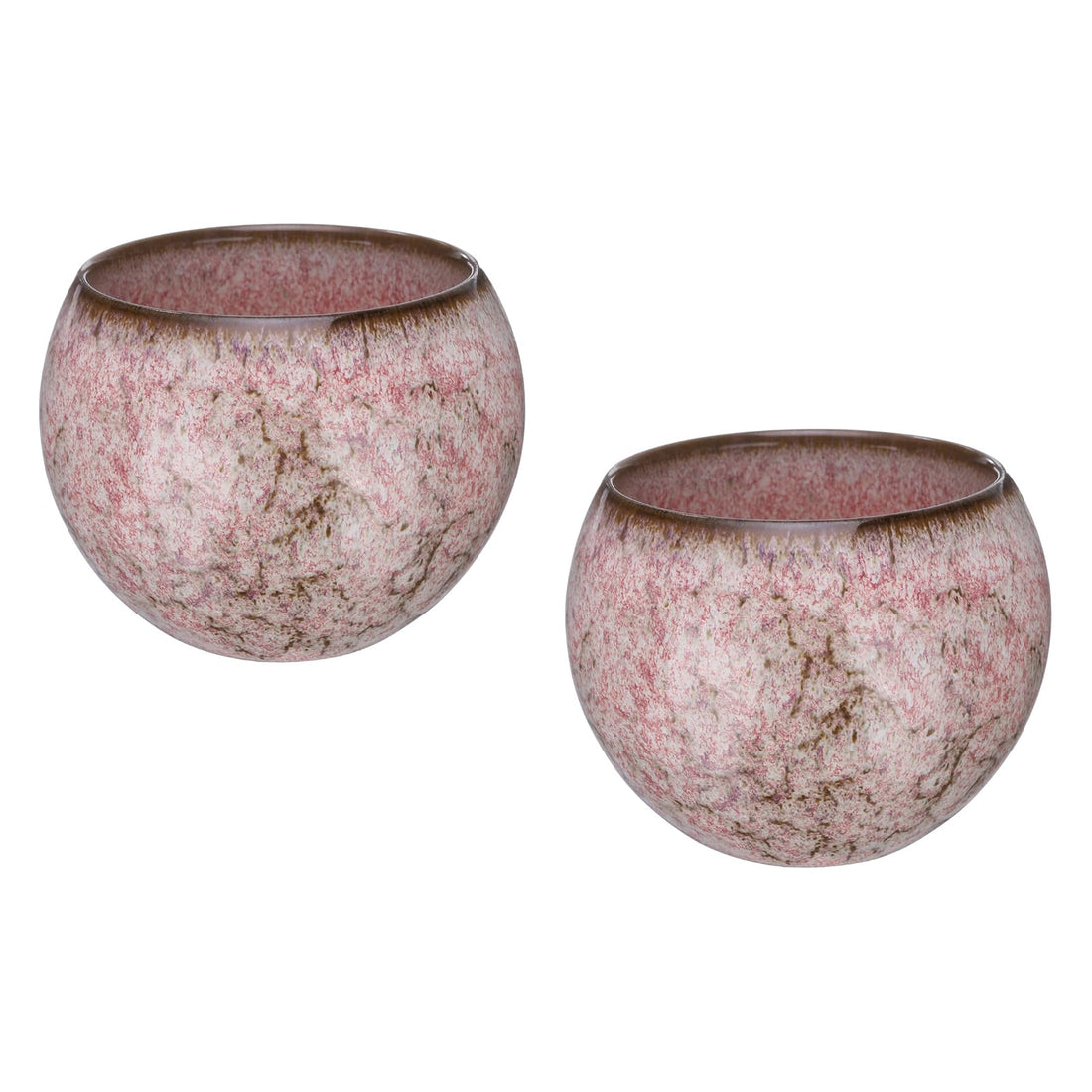Handmade Kiln Change Ceramic Tea Bowl Set