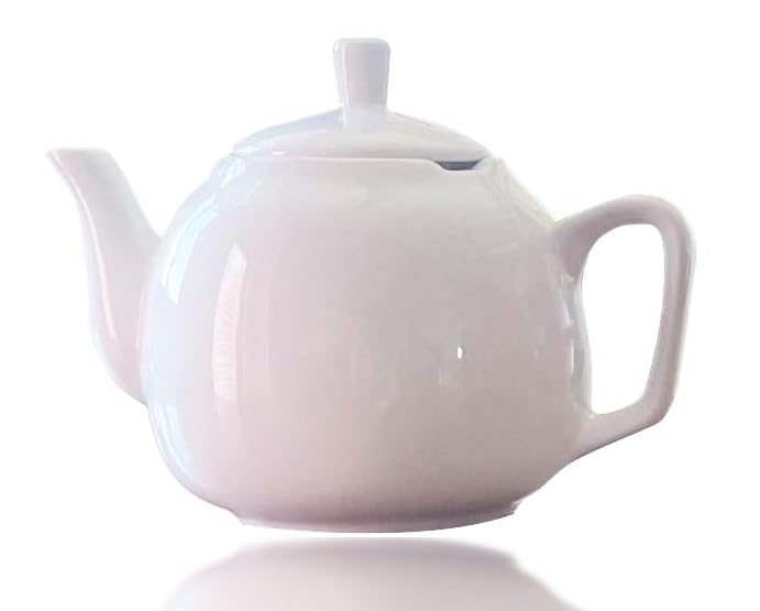 28-Ounce European Style Porcelain Teapot and Coffee Pot